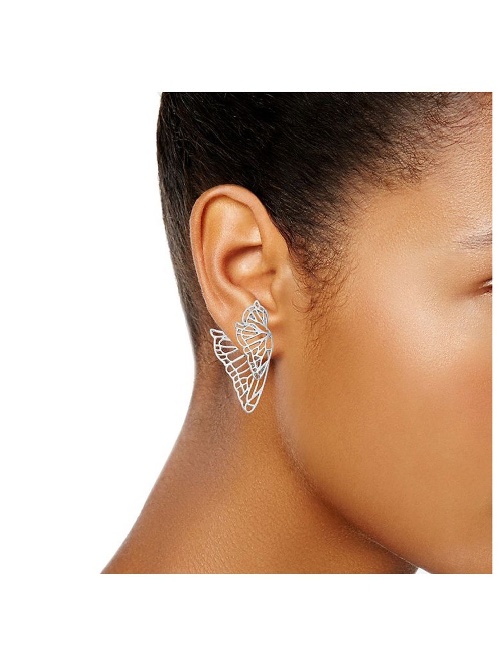 Simply Vera Vera Wang Silver Butterfly Wing Ear Cuff